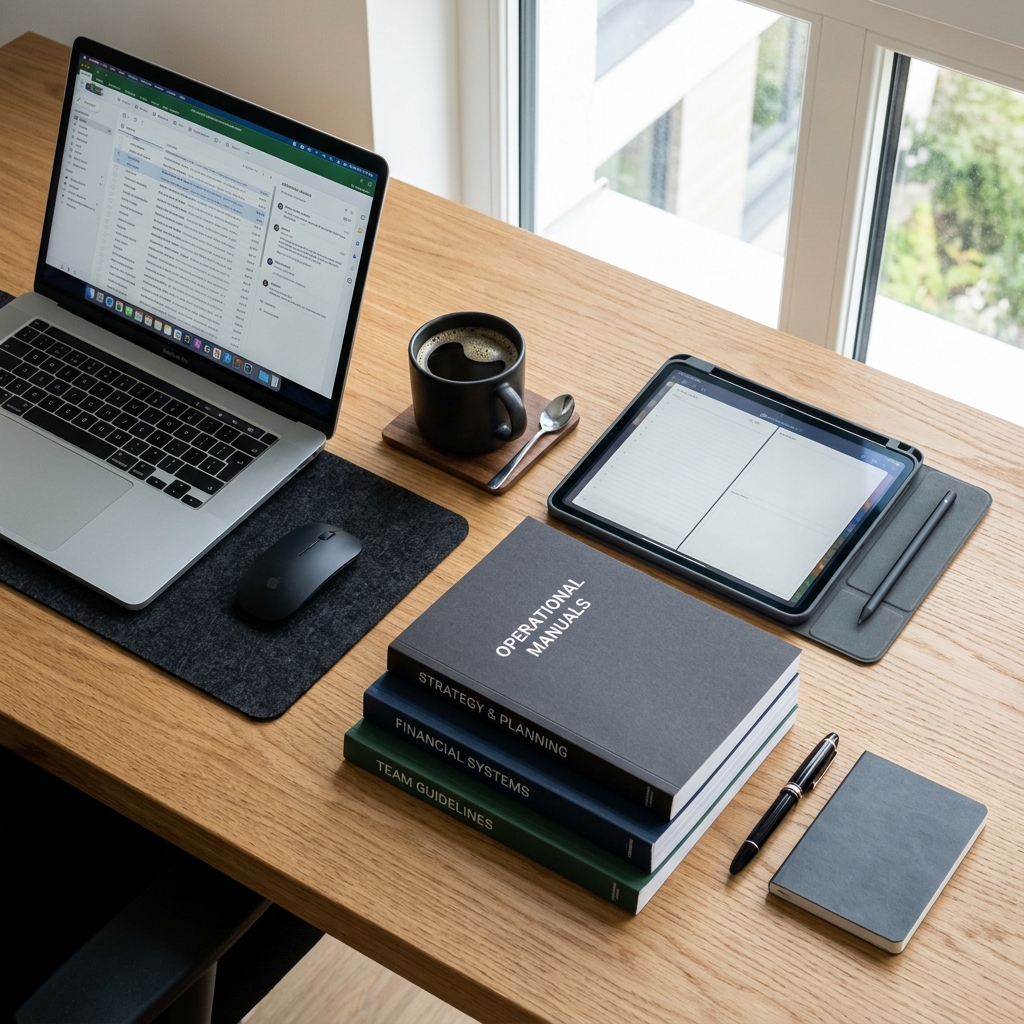 BusinessReadyCo digital business tools on a modern desk